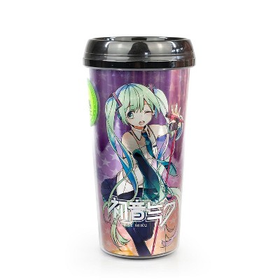 Just Funky Hatsune Miku Collectibles | Crypton Voice Hatsune Miku 16 oz Travel Mug