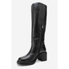Fros - Black Leather Knee High Boot (Women) | Forever & Always Shoes - 4 of 4