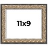 PosterPalooza | Photo Size Ornate Silver Picture Frame - UV Acrylic, Foam Board Backing, Hanging Hardware - 2 of 4