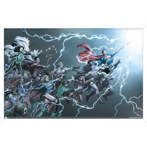 Trends International DC Comics - Justice League - Rebirth #1 Framed Wall Poster Prints - 1 of 4