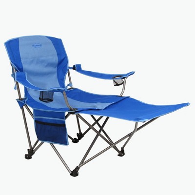 folding beach chair with footrest