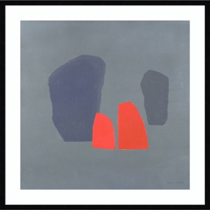 33" x 33" Halong Bay Vietnam Abstract by Seligman: Modern Giclee Print, Hardwood Frame - Amanti Art - 1 of 4
