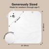 KeaBabies Cuddle Baby Hooded Towel, Organic Baby Bath Towel, Hooded Baby Towels, Baby Beach Towel for Newborn, Kids - 4 of 4