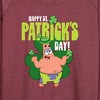 Women's - SpongeBob Squarepants - Happy St Patricks Day Lightweight French Terry Wide Neck Long Sleeve Shirt - 2 of 4
