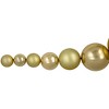 Northlight 6' Gold Shiny and Matte Shatterproof Ball Christmas Swag - 2 of 4