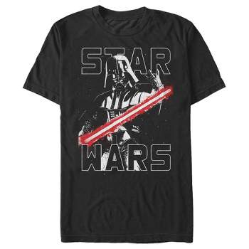 Men's Star Wars Darth Vader Spray Print T-Shirt