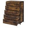 Bella Depot Rustic 5-Drawer Chest - 2 of 4