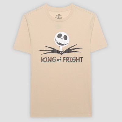 Adult The Nightmare Before Christmas Jack Skellington 'King of Fright' Graphic T-Shirt - Tan