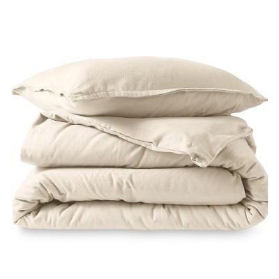 Cotton Flannel Duvet Cover & Sham Set by Bare Home