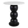 Bubble End Table, Side Table, or Small Night Stand for Room Decor - Artistic Bedside Table with Marble Top for Modern Bedroom or Living Room Decor - 2 of 4