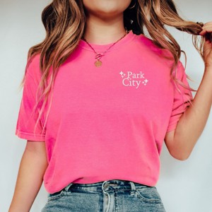Simply Sage Market Embroidered Park City Stars Garment Dyed Tee - 1 of 4