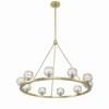 Crystorama Lighting Aragon 10 - Light Chandelier in  Soft Brass - 3 of 4
