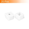Unique Bargains Plastic Adjustable Furniture Square Tubes Chair Cover with M8 Thread - 3 of 4