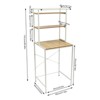 YIYIBYUS Washer and Dryer Storage Shelf,  Bathroom Space Saving Organizer Rack - 4 of 4