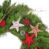 22" Fresh Evergreens Artificial Wreath - National Tree Company - 3 of 4