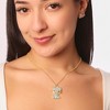 Sanrio Hello Kitty Crystal Pendant Necklace - Gold-Tone with Colorful Enamel Accents - 3 of 4