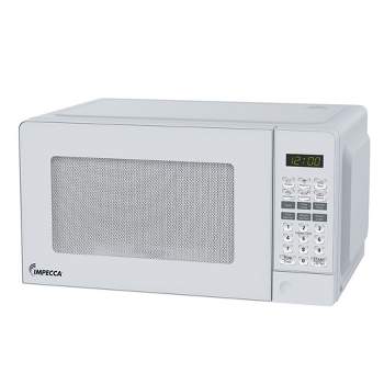 Impecca 0.7 Cu Ft, Countertop Microwave, 700 Watts -  White