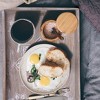 Mela Artisans Rustic Wooden Serving Tray with Handles Decorative Mango Wood Serving Tray in White Finish - 4 of 4