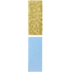 REGALWOVEN Absorbent Quick Drying Bathroom Hand Towels 14" x 30" 2 Pcs - 1 of 4