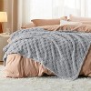 Sofa Electric Heated Blanket - Waffle Plaid Textile Blanket, a Gift for Friends, Cute, Soft, and Comfortable Home Bedroom Decor - 4 of 4