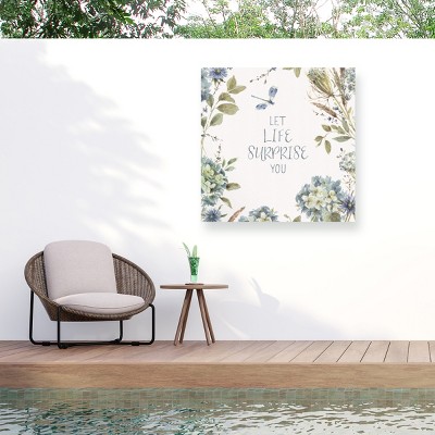 Trademark Fine Art - Lisa Audit Bohemian Blue 12 Matted Framed Art