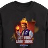 Boys' - Mattel - Heath Burns Let Your Light Shine Graphic Long Sleeve Fleece Sweatshirt - 2 of 4