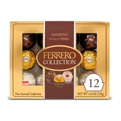 Ferrero Rocher Collection Assorted Chocolates Variety Pack - 4.6oz
