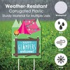Big Dot of Happiness Let's Go Glamping - Party Decorations - Camp Glamp Party or Birthday Party Welcome Yard Sign - 3 of 4