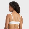 Women's Pointelle Ruched Front Scoop Bralette - Wild Fable™ - 2 of 4