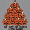 Rerun Island Women Pumpkin Pyramid All I Want For Christmas Short Sleeve Graphic Cotton Baby Tee - 2 of 4