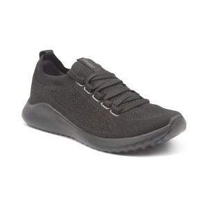 Aetrex Aetrex Women's Carly Orthopedic Arch Support Knit Sneakers for Women- Plantar Fasciitis Relief Women Sneakers W/ Lace Up - 1 of 4