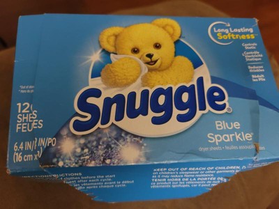 Snuggle Blue Sparkle Fresh Scent Dryer Sheets : Target