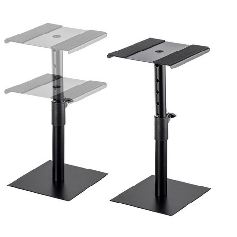 Monoprice Desktop Studio Monitor Stands (pair) Heavy Duty Steel ...