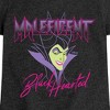 Girls' - Disney Villains - Black Hearted Fitted Short Sleeve Graphic T-Shirt - 2 of 4