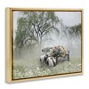 Stupell Industries Overgrown Floral Truck Floating Frame Canvas Art - 2 of 4