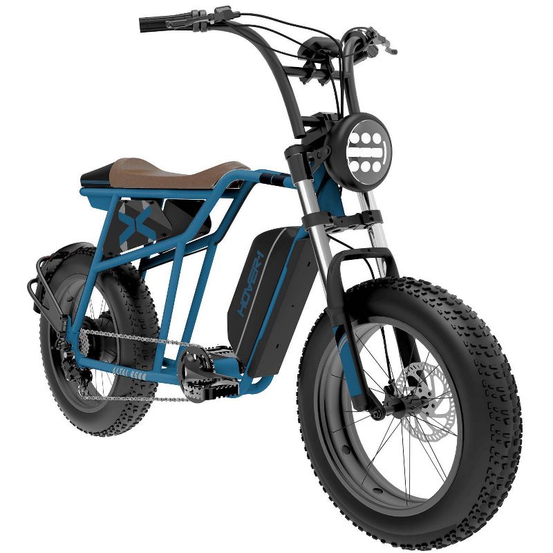 Hover 1 Adult Altai R500 20&#34; Step-Over Electric Cruiser Bike - Blue, 1 of 4