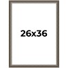 PosterPalooza | Weathered Black Picture Frame - UV Acrylic, Foam Board Backing, Hanging Hardware - 2 of 4