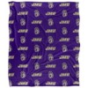 James Madison University Logo Pattern Silky Touch Blanket White 50x60 - 2 of 4