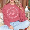 Simply Sage Market Women's Garment Dyed Graphic Sweatshirt Fall Bucket List - image 2 of 2