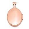 Black Bow Jewelry 21mm Diamond Open Filigree Oval Locket 14k Rose Gold - 3 of 4