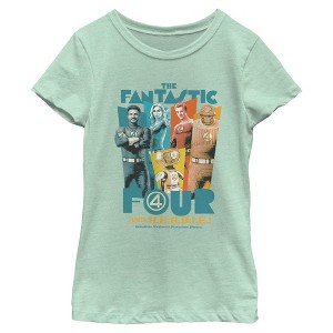 Girls The Fantastic Four: First Steps Heroes and Herbie T Shirt - 1 of 4