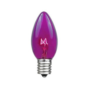 Novelty Lights C9 Incandescent Traditional Vintage Christmas Replacement Bulbs 25 Pack - 1 of 4