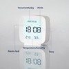 Digital Alarm Clock, Time Display, Temperature Monitor, Humidity Monitor, Compact Battery Operated Clock - 4 of 4
