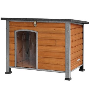 Aivituvin Wooden Heavy Duty Dog Crates House| Strong Iron Frame|Medium & Large-AIR73/74/75/76 - 1 of 4