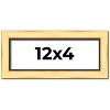 PosterPalooza | Panoramic Simple Gold Picture Frame - UV Acrylic, Foam Board Backing, Hanging Hardware - 2 of 4