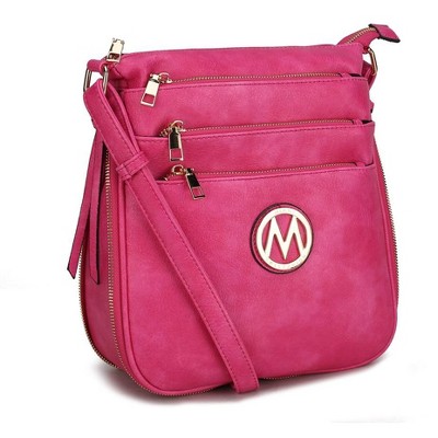 MKF Collection Salome Shoulder Crossbody Women’s Handbag Expandable Multi-Compartment Vegan Leather by Mia K
