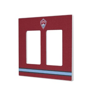 MLS Western Conference Teams Stripe Hidden-Screw Light Switch Plate for Double Rocker - 1 of 4
