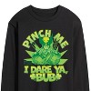 Men's - Marvel - St. Patrick's Day Pinch Me Long Sleeve Graphic T-Shirt - 2 of 4