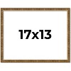 PosterPalooza | Textured Gold Picture Frame - UV Acrylic, Backing Board, Hanging Hardware Included - 3 of 4