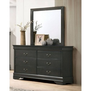 Sliver Dresser and Mirror Set - HOMES: Inside + Out - 1 of 4